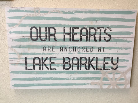 Our hearts are anchored at Lake Barkley