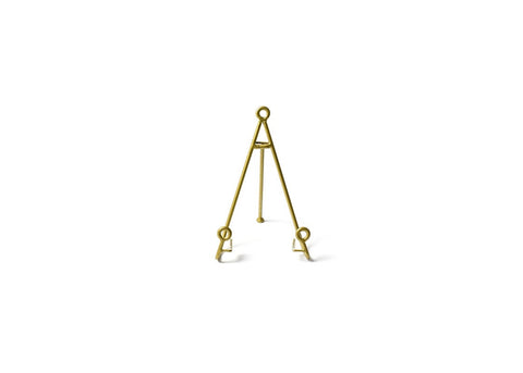 Medium gold loop plate stand