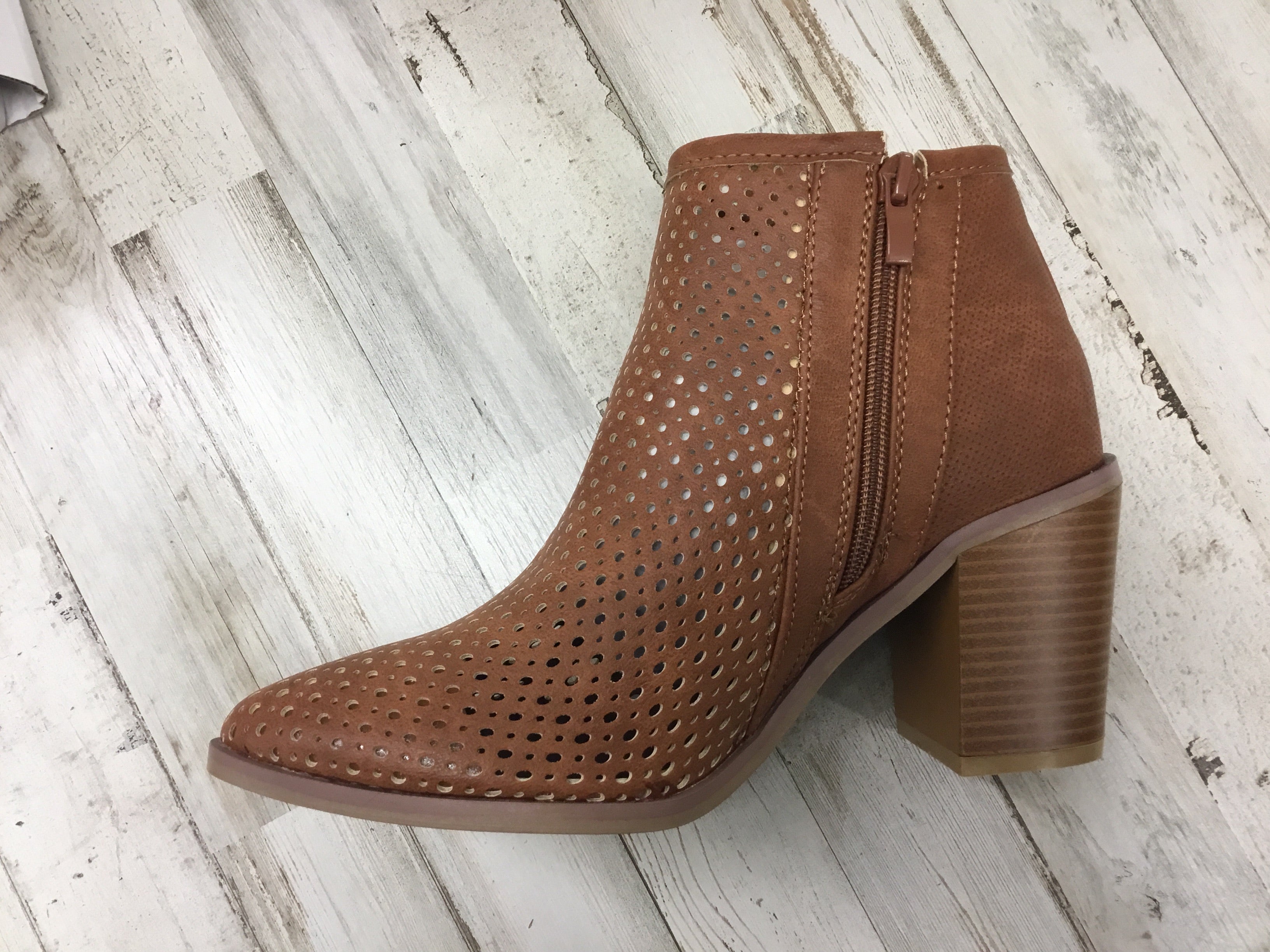 Bliss Bootie in Whiskey