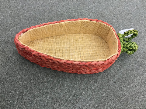 Braided carrot basket