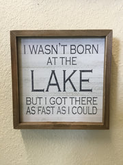 Wood box frame