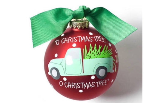 O Christmas Tree Glass Ornament