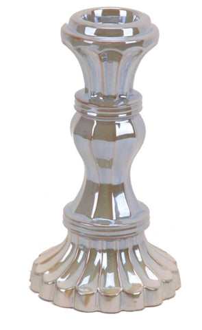 Ceramic Candle Holder Beige