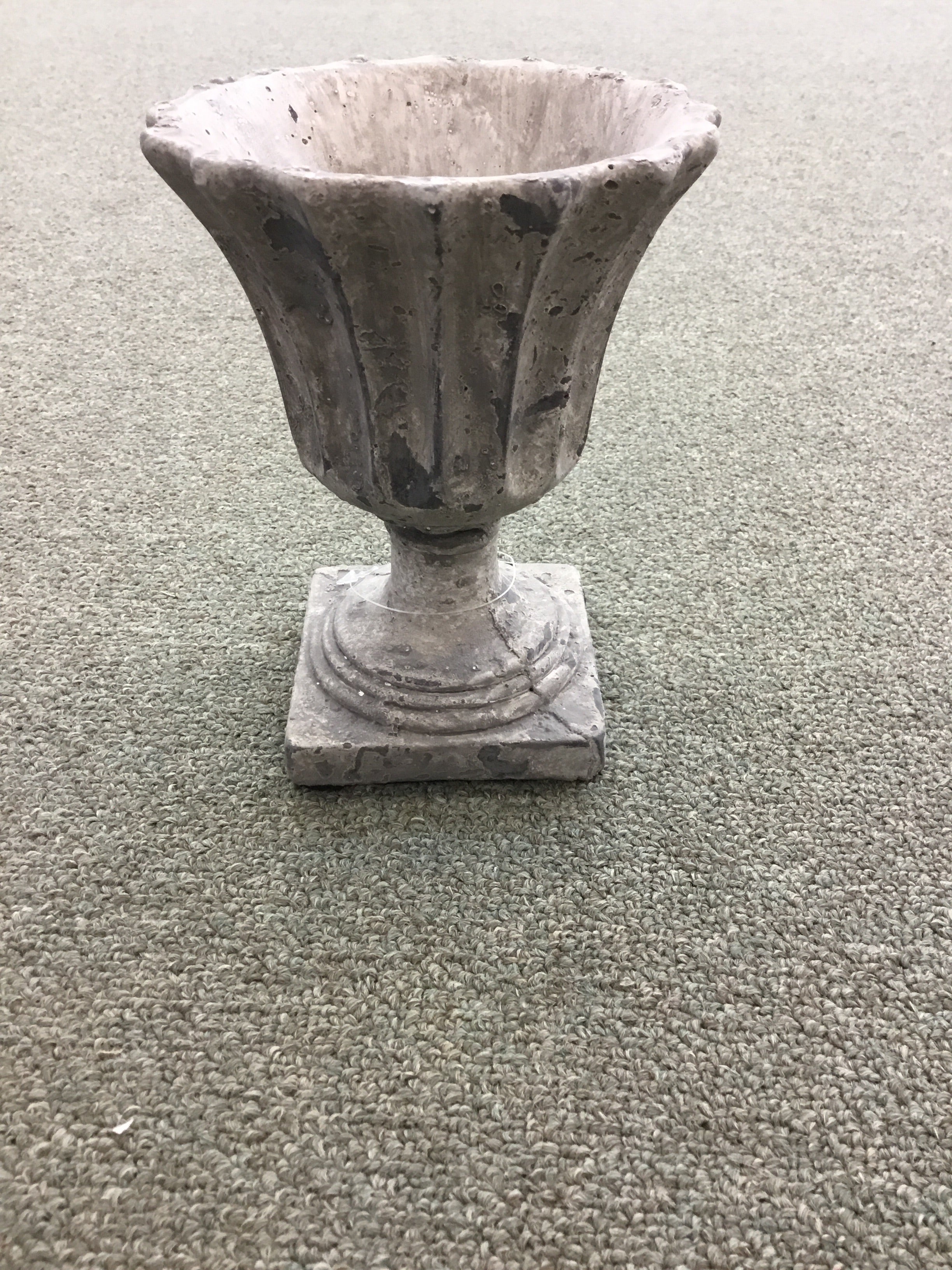 Small concrete planter