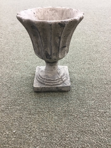 Small concrete planter