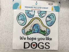 Square Button Pillow Swaps