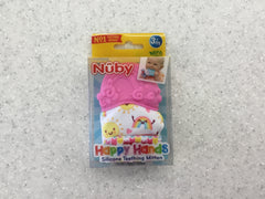 Nuby Happy Hands Silicone Mittens