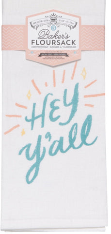 Bakers Floursack Hey Y’all Dishtowels- 3 Pack