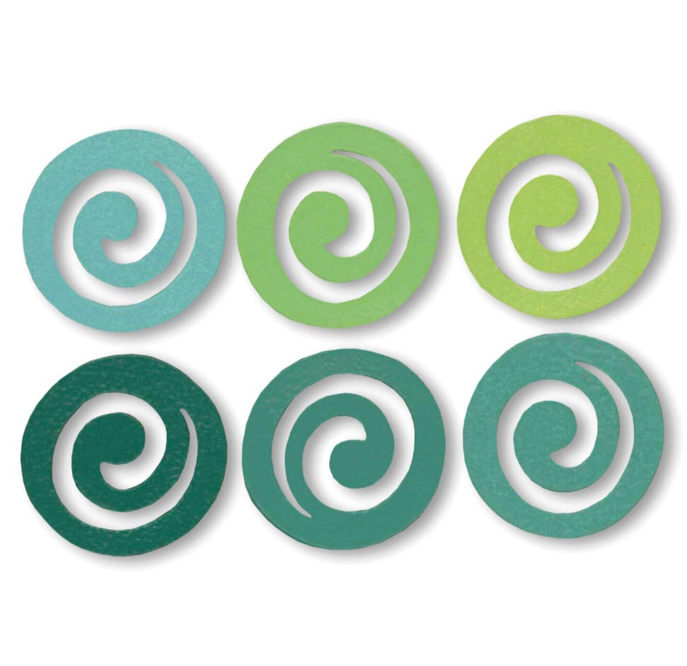 Swirl ombré magnets