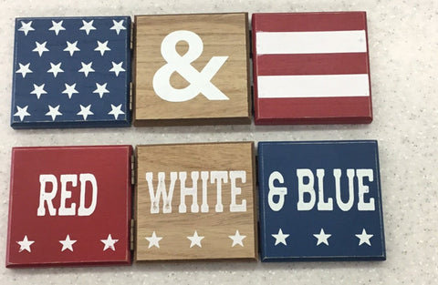 Wood Patriotic Signs