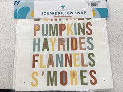 Square Button Pillow Swaps