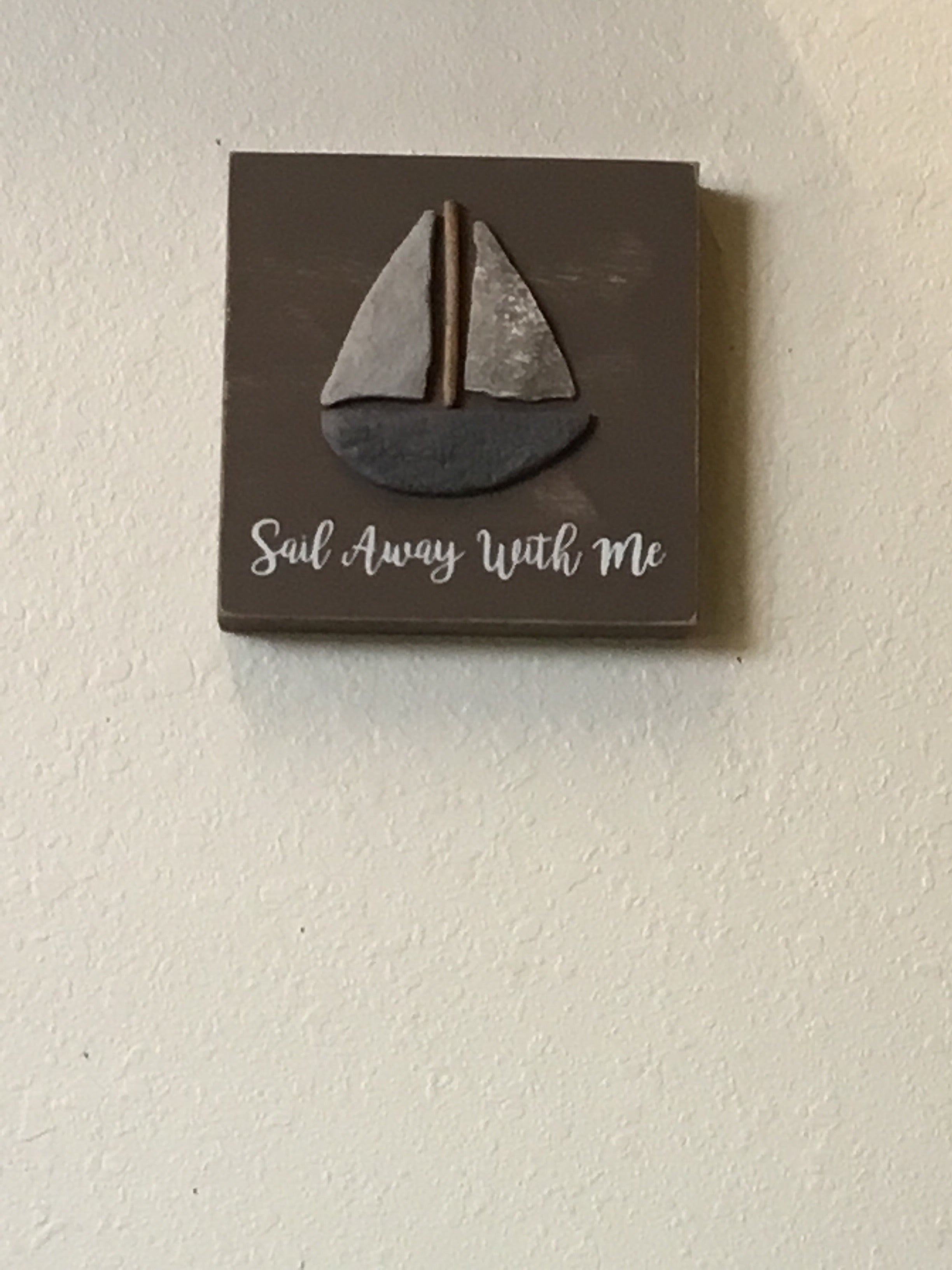 Sail Away With Me Rock Wall Art