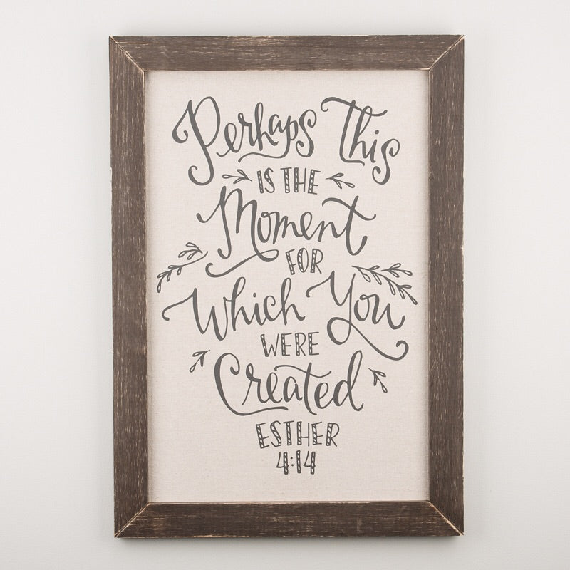 Ester 4:14 Wall Decor