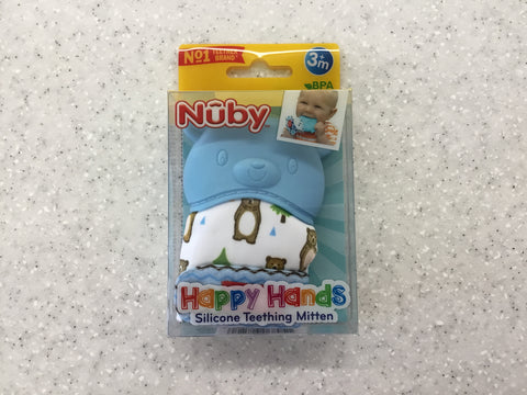 Nuby Happy Hands Silicone Mittens