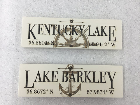 Kentucky/Barkley Lake Stick Sign