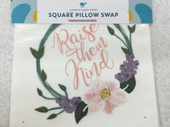 Square Button Pillow Swaps