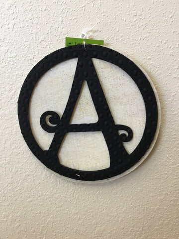 Felt Monogram "A" Letter