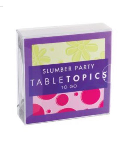 Slumber Party Table Topics