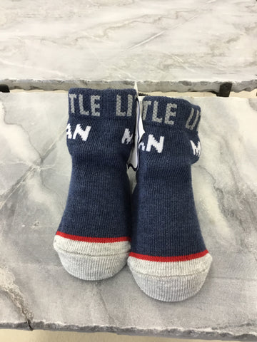 Little man baby socks
