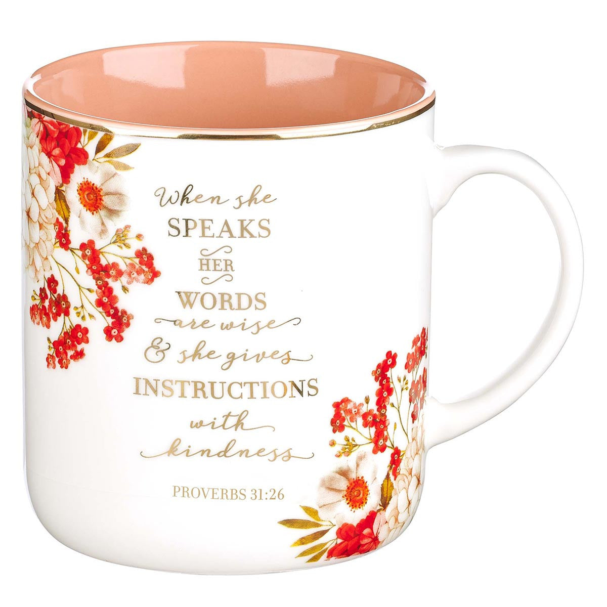 When She Speaks Ceramic Coffee Mug - Proverbs 31:26