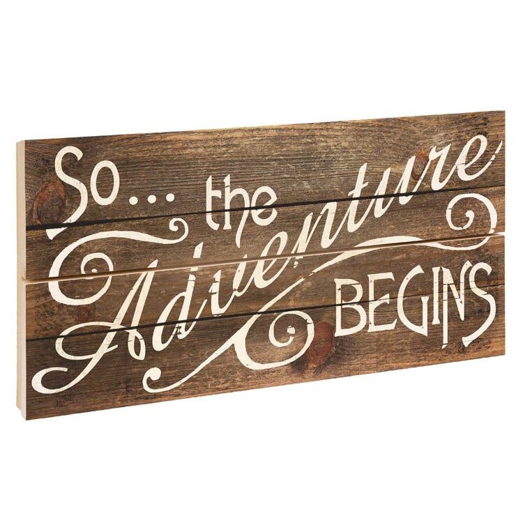 Adventure Crate Sign