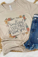 Kind Heart Fierce Mind Brave Spirit Shirt