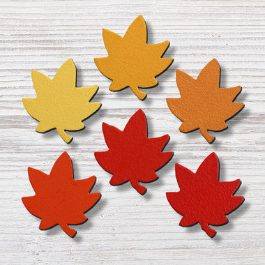 Roeda Brighten Your Life:Leaf Ombre Magnets