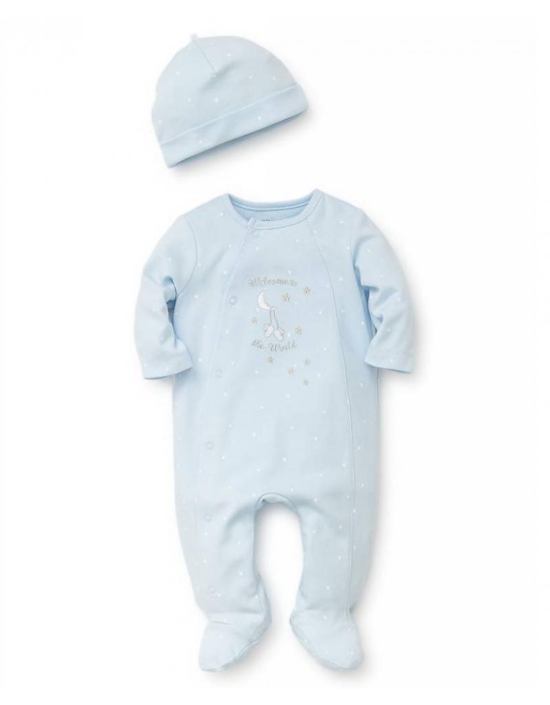 Little Me Footies with Hat 6 month