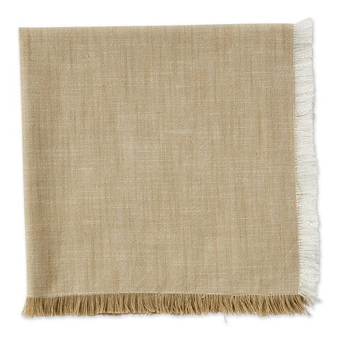 Earth Tan Fringe Napkin