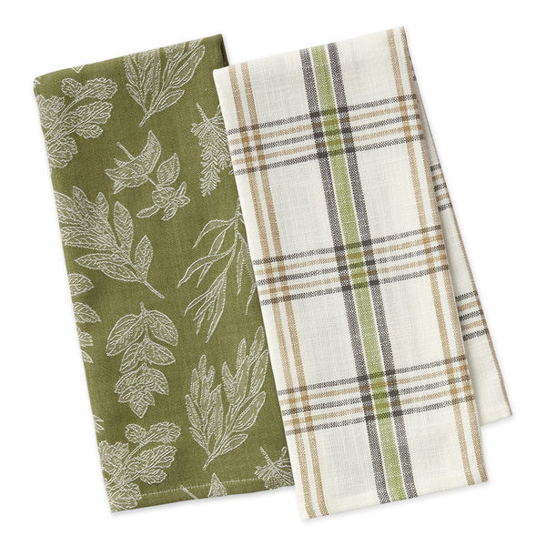 Fresh Herbs Dishtowel Set of 2