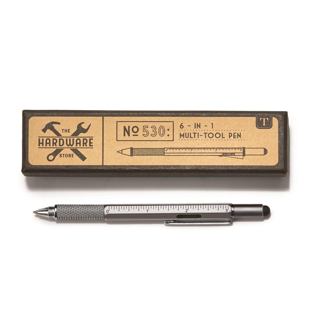 6 in 1 Multi-Tool Pen in Gift Box