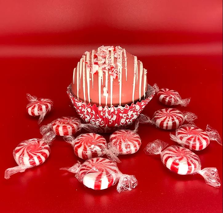 Elizabeth's Delightful Edible Hot Cocoa Bomb-Peppermint