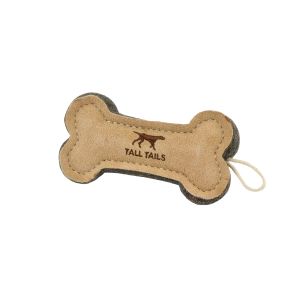NATURAL LEATHER BONE TOY
