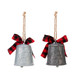Metal Bell Ornaments - 2 Assorted