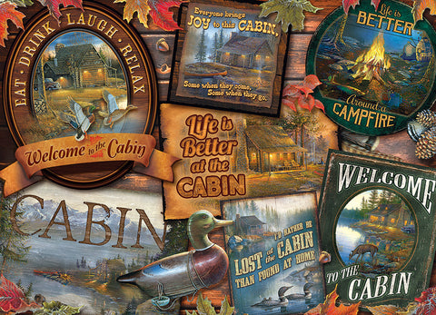 Cobble Hill "Cabin Signs" Puzzle