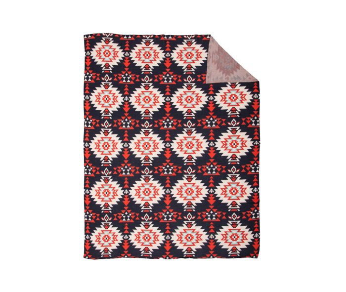 Randomized Aztec Print Throw