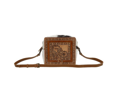 ORCHIDS HAND-TOOLED BAG