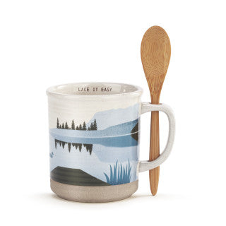 At the Lake Mug with Spoon