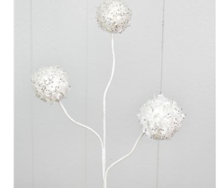 Glittered/ Sequined Snowball Spray