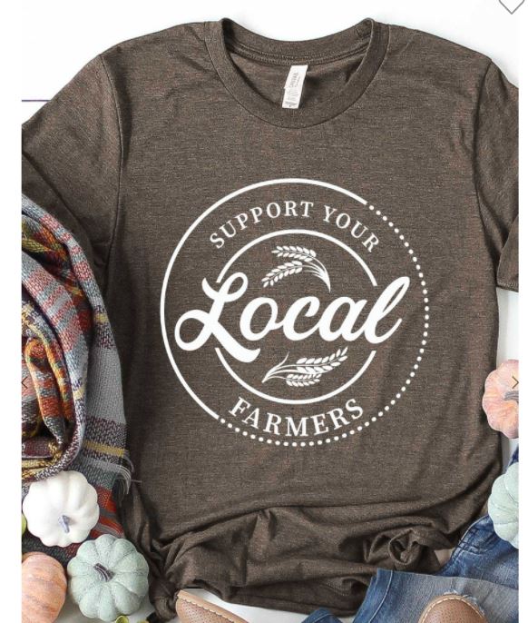 Support Your Local Farmers Graphic Tee