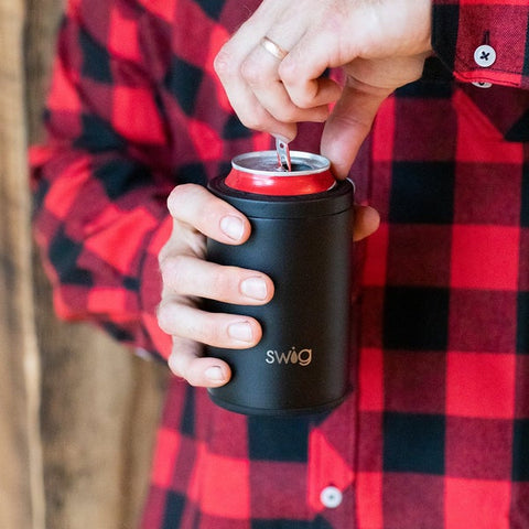 Black Can and Bottle Cooler 12oz