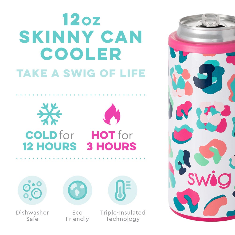 12 oz Party Animal Skinny Can Cooler