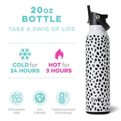 Spot On Flip + Sip Water Bottle (20oz)