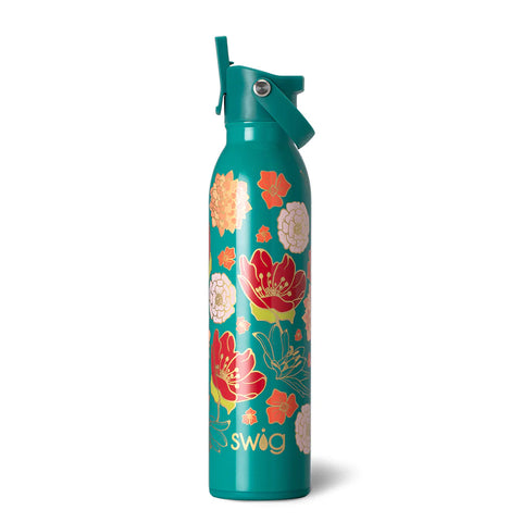 Fire Poppy Flip + Sip Water Bottle (20oz)