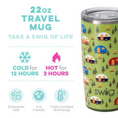 Swig Life Happy Camper Travel Mug (22oz)
