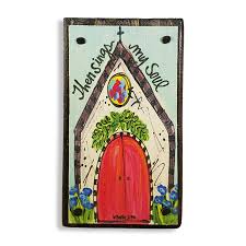 Then Sings My Soul wood block