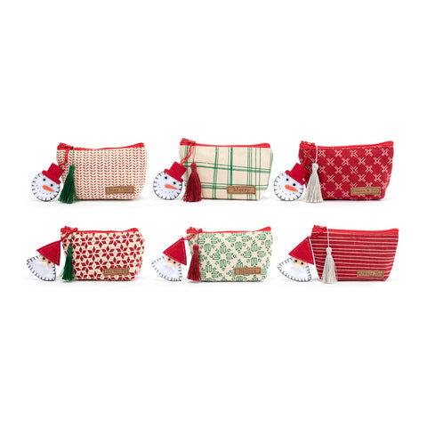 Holiday Zip Pouches Assortment