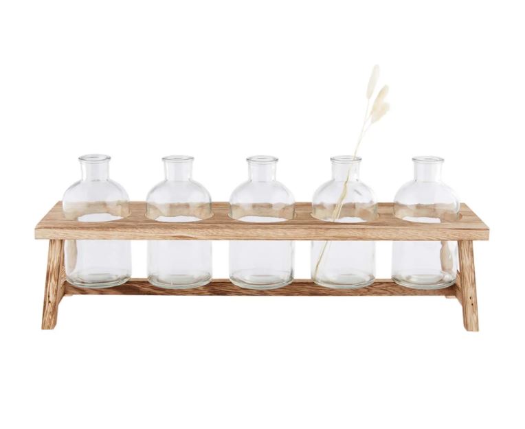 Glass Bud Vase Set