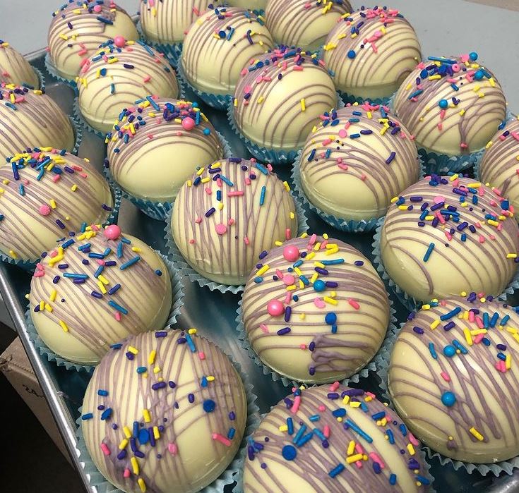 Elizabeth's Delightful Edible Hot Cocoa Bomb-Classic White Chocolate