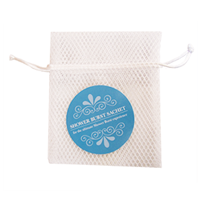 White Shower Burst Satchet